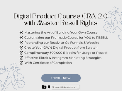 PREMIUM BUNDLE - Digital Product Creation Course with Master Resell Rights | digitalsbytin